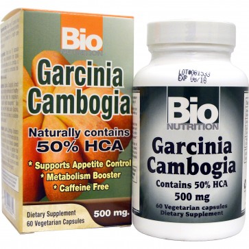 Bio Nutrition Garcinia Cambogia HCA 500 mg 60 Vegetarian Capsules