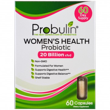 Probulin Women’s Health Probiotic 20 Billion CFU 60 Capsules