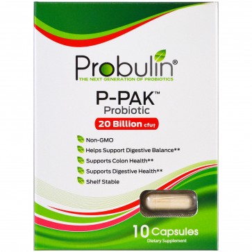 Probulin P-PAK Probiotic 20 Billion CFU 10 Capsules