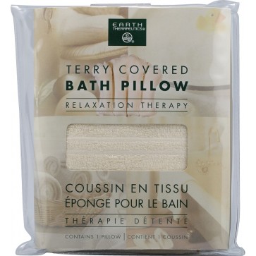 Earth Therapeutics Terry Covered Bath Pillow Relaxation Therapy (1 Pillow)