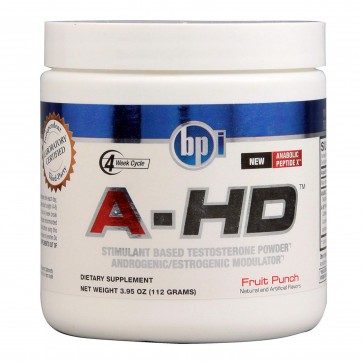 BPI A-HD Powder Fruit Punch 500 mg 28 Servings 