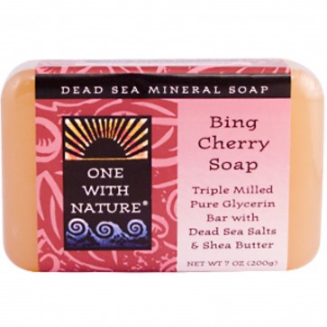 Dead Sea Mineral Soap Bing Cherry 7oz 