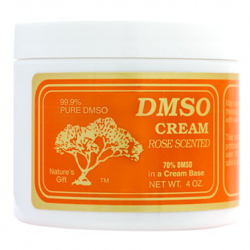 DMSO Cream Rose Scented 4 oz by Nature's Gift