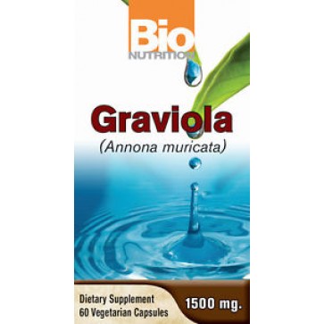 Bio Nutrition Graviola (Annona Muricata) 1500mg 60 Capsules