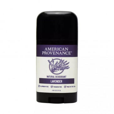 American Provenance - Natural Deodorant for Women and Men, Aluminum-Free Deodorant Lavender 2.65 oz