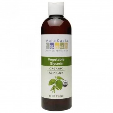 Aura Cacia Skin Care Oil - Organic Vegetable Glycerin Oil - 16 Fl OZ (473ml)