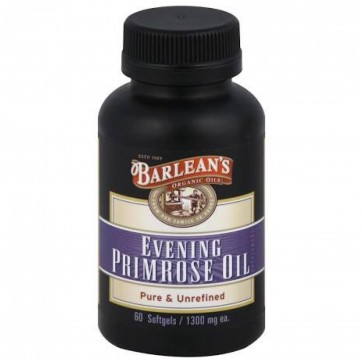 Barlean's Organic Evening Primrose Oil 1300 mg 60 Capsules