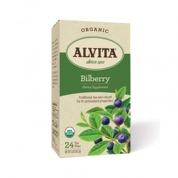 Alvita Bilberry Organic 24 Tea Bags
