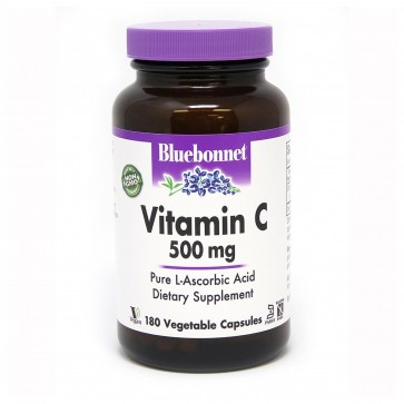 Bluebonnet’s Vitamin C-500 mg 180 Capsules