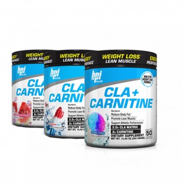 BPI Health CLA + Carnitine Rainbow Ice 300 Grams (50 Servings)
