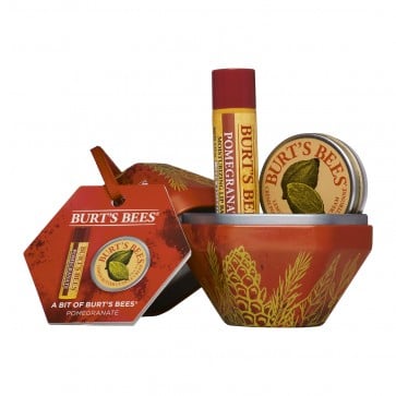 Burts Bees Gift Pack Pomegranate Lip Balm and Lemon Butter Cuticle Cream
