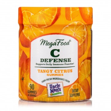 MegaFood C Defense Gummies Tangy Citrus 90 Gummies