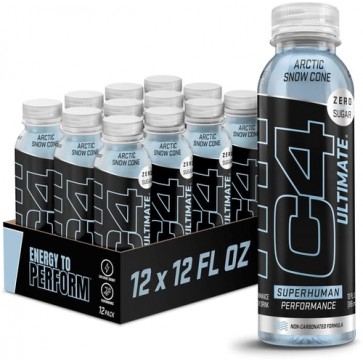 Cellucor C4 Ultimate On The Go Arctic Snow Cone Case 12 oz (12 Bottles)