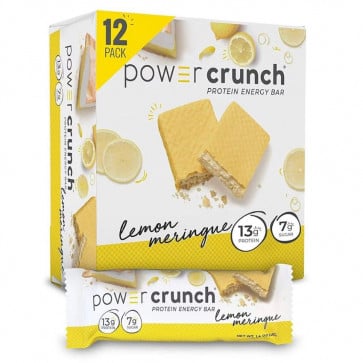 Power Crunch Whey Protein Energy Lemon Meringue 12 Bars