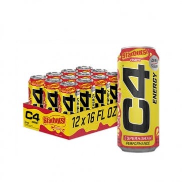 Cellucor C4 Energy Carbonated STARBURST Cherry 16 oz (12 Cans)