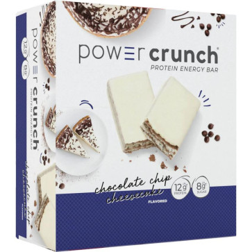 Power Crunch Barrita Energética Proteica Tarta De Queso Con Chispas De Chocolate 12 Barritas
