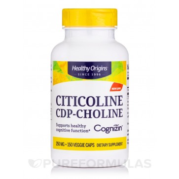 Healthy Origins, Cognizin Citicoline, 250 mg, 150 Veggie Caps