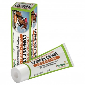 Terry Naturally Comfrey Cream for Horses Joints, Muscle, Skin 3.53 oz