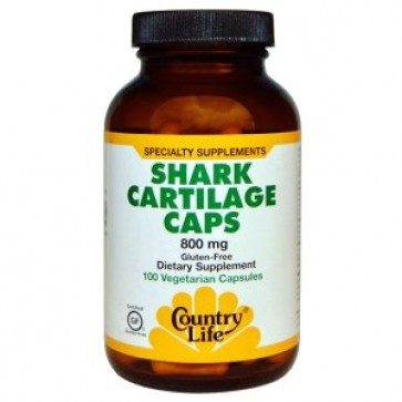 Country Life Shark Cartilage Caps 800 mg 100 Veggie Capsules