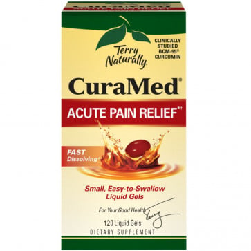 CuraMed Acute Pain Relief 120 Liquid Gels by Terry Naturally