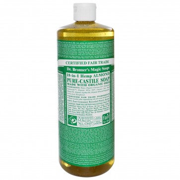 Dr. Bronner's - Pure Castile Liquid Organic Soap Almond (1 Gallon)
