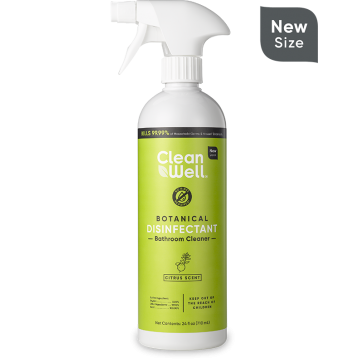 CleanWell Botanical Disinfectant Bathroom Cleaner 24 fl oz