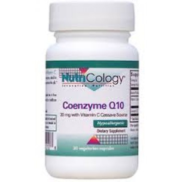 NutriCology Coenzyme Q10 30mg 30 Capsules