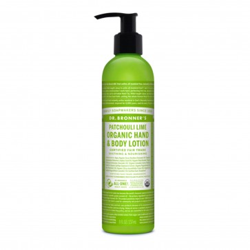 Dr. Bronner's Organic Hand & Body Lotion Patchouli Lime 8 oz