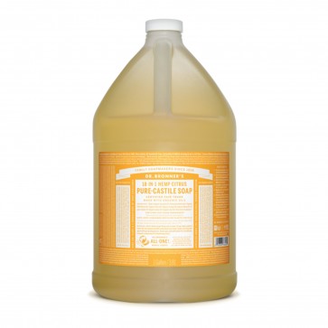 Dr. Bronner's Pure Castile Liquid Soap Citrus 1 Gallon 