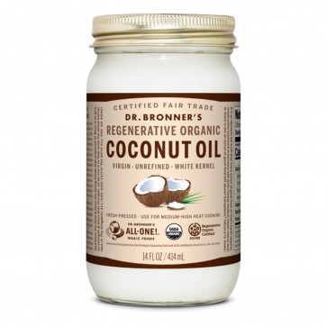 Dr Bronners Organic Virgin Coconut Oil 14 fl oz