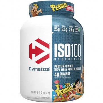 Dymatize Nutrition ISO-100 100% Whey Protein Isolate Fruity Pebbles 3 lbs