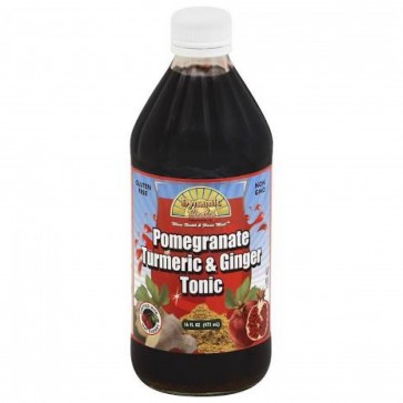 Dynamic Health - Turmeric and Ginger Tonic Pomegranate - 16 oz.