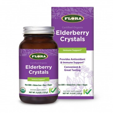 Flora Elderberry Crystals 4.4 oz (125 g)