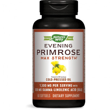 Nature's Way EFAGold Evening Primrose High Potency 1,300 mg 60 Softgels