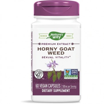Nature's Way Horny Goat Weed 60 Vegetarian Capsules