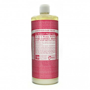 Dr. Bronner's - Pure Castile Liquid Organic Soap Hemp Rose (32 oz )