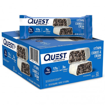 Cookies & Cream Hero Bar 12 Bars by Quest Nutrition