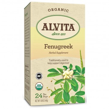 Alvita Fenugreek Seed Organic 24 Tea Bags