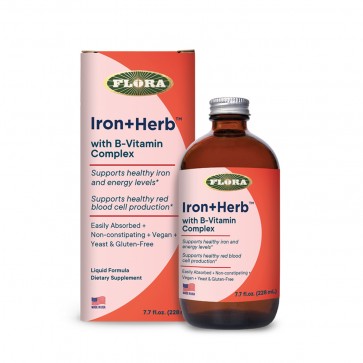 Flora Iron plus Herb with B-Vitamin Complex 7.7 fl oz