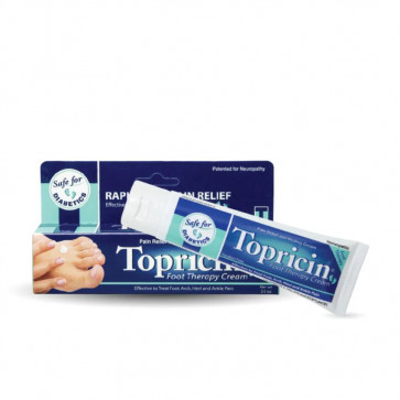 Topricin Foot Pain Relief Cream 2 fl oz