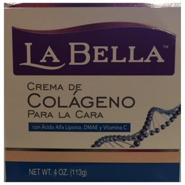 La Bella Crema De Colageno Para La Cara 4 oz (133g)