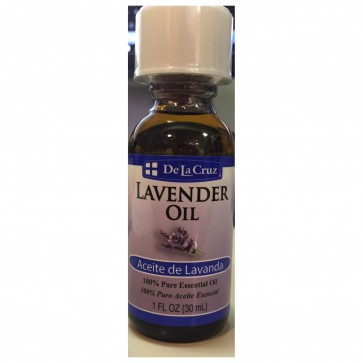 De La Cruz Lavender Oil Aceite de Lavanda 1 fl oz (30mL)