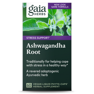 Gaia Herbs Ashwagandha Root 60 Capsules