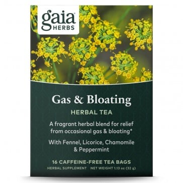 Gaia Herbs Gas & Bloating Tea 16 Bags
