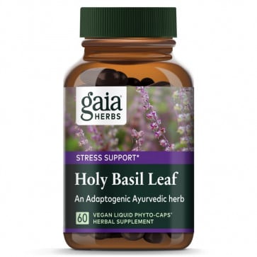 Gaia Herbs Holy Basil Leaf 60 Capsules