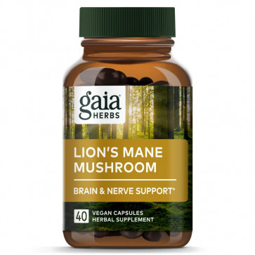 Gaia Herbs Lion's Mane Mushroom 40 Capsules