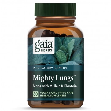 Gaia Herbs Mighty Lungs 60 Capsules