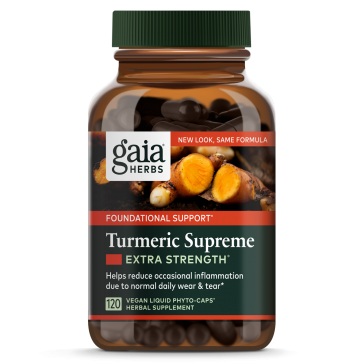 Gaia Herbs Turmeric Supreme Extra Strength 120 Capsules