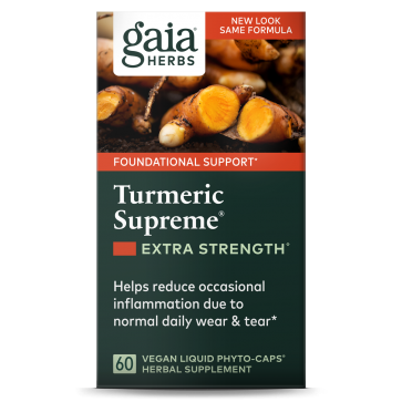 Gaia Herbs Turmeric Supreme Extra Strength 60 Capsules