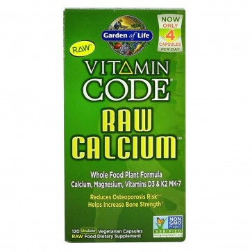 Garden of Life Vitamin Code Raw Calcium 150 Vegetarian Capsules
